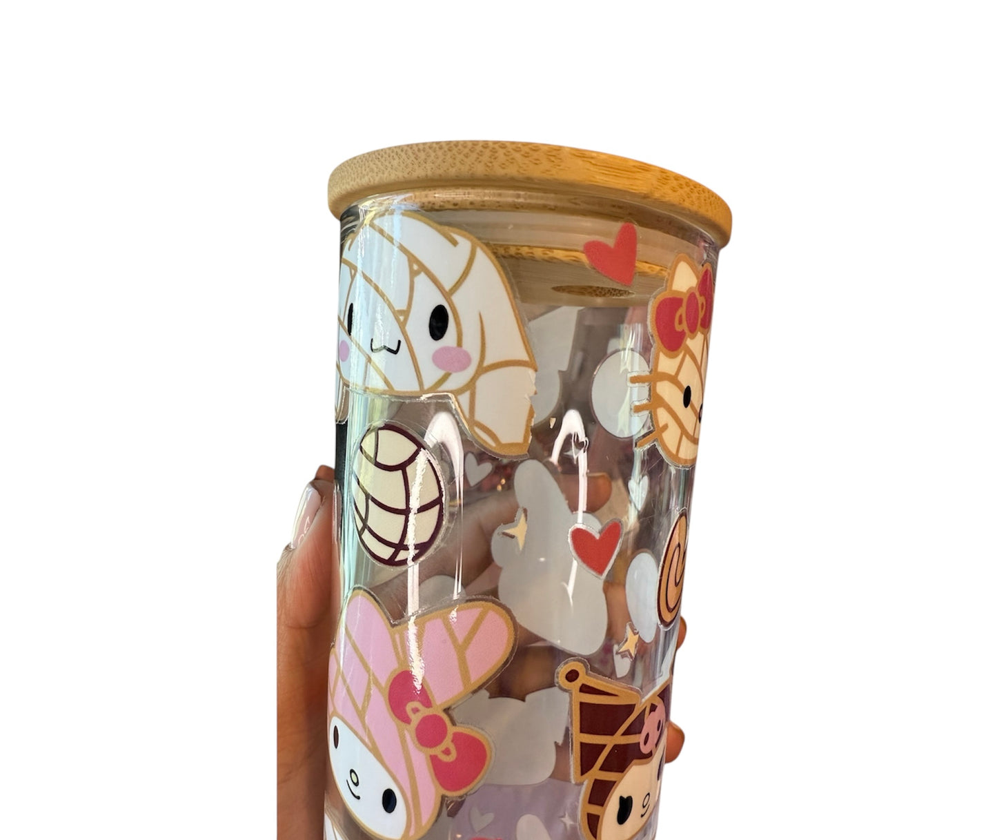 Sanrio concha glass cup 25oz 💗