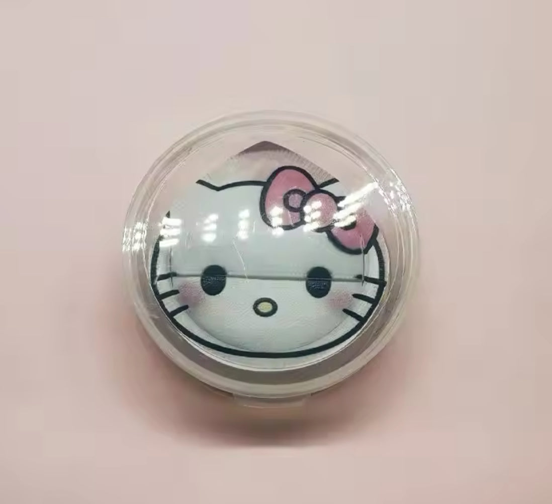 Hello kitty makeup powder puff with case 💗.