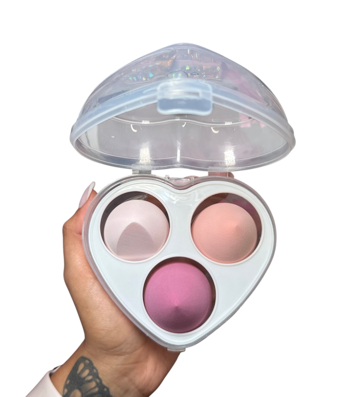 Heart case beauty blenders 💗