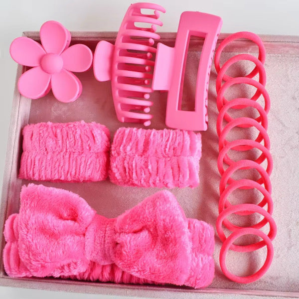 Headband/clip 16 piece set 💗