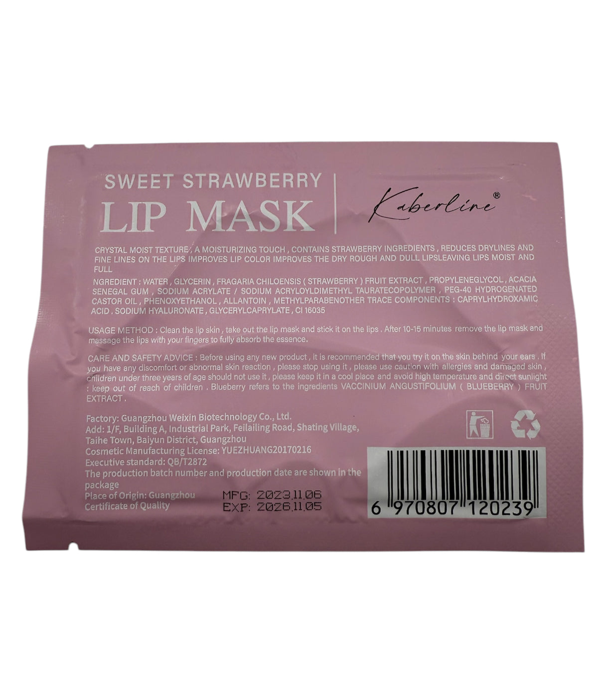 Strawberry lip mask 🍓